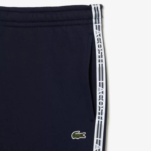 Lacoste Trousers & Shorts- Logo Stripe Joggers