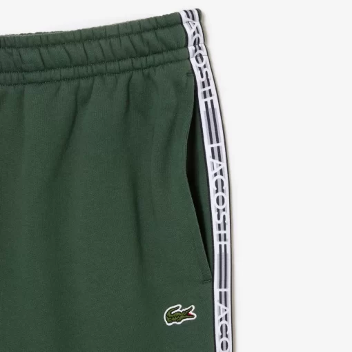 Lacoste Trousers & Shorts- Logo Stripe Joggers