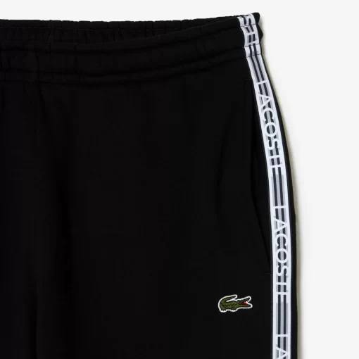 Lacoste Trousers & Shorts- Logo Stripe Joggers