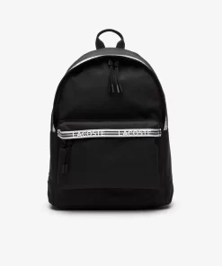 Lacoste Bags- Neocroc Backpack With Zipped Logo Straps