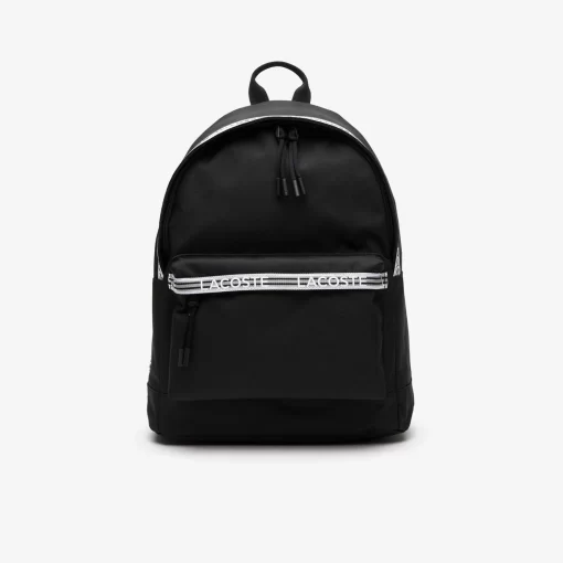 Lacoste Bags- Neocroc Backpack With Zipped Logo Straps