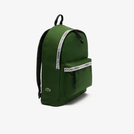 Lacoste Back Pack- Neocroc Backpack With Zipped Logo Straps