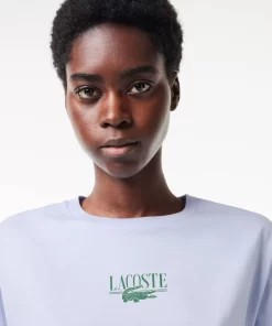 Lacoste T-Shirts- Print Cotton Jersey T-Shirt