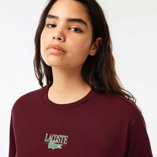 Lacoste T-Shirts- Print Cotton Jersey T-Shirt