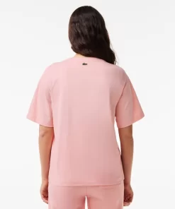 Lacoste T-Shirts- Print Cotton Jersey T-Shirt