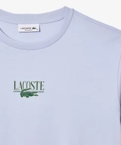 Lacoste T-Shirts- Print Cotton Jersey T-Shirt