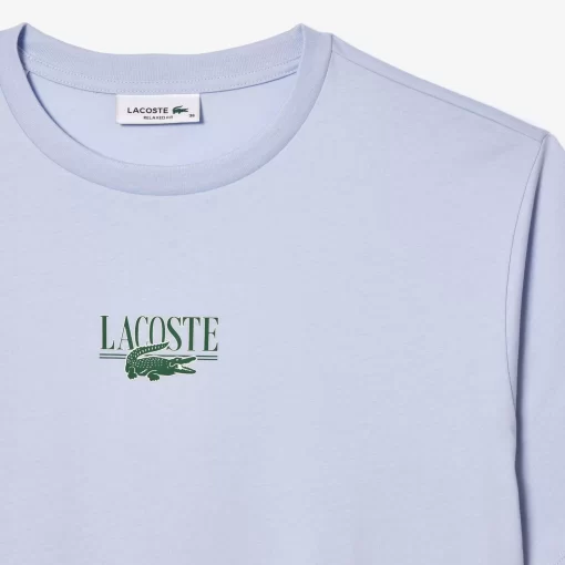 Lacoste T-Shirts- Print Cotton Jersey T-Shirt