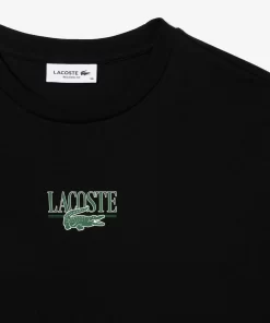 Lacoste T-Shirts- Print Cotton Jersey T-Shirt