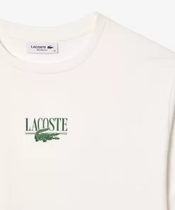 Lacoste T-Shirts- Print Cotton Jersey T-Shirt