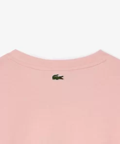 Lacoste T-Shirts- Print Cotton Jersey T-Shirt