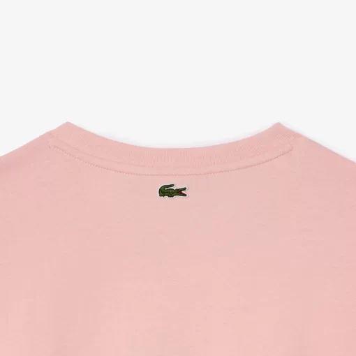 Lacoste T-Shirts- Print Cotton Jersey T-Shirt