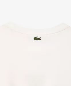 Lacoste T-Shirts- Print Cotton Jersey T-Shirt