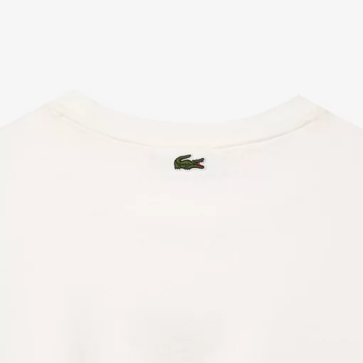 Lacoste T-Shirts- Print Cotton Jersey T-Shirt