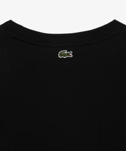 Lacoste T-Shirts- Print Cotton Jersey T-Shirt