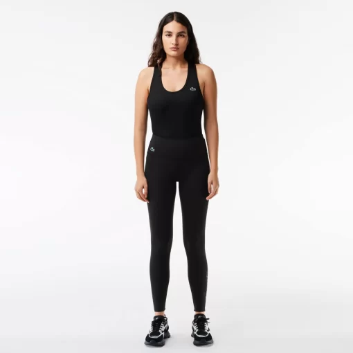 Lacoste Fitness & Training- Print Ultra-Dry Stretch Sport Leggings