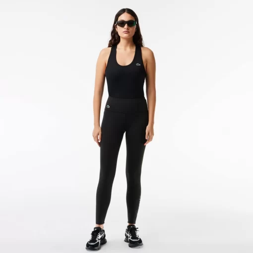 Lacoste Fitness & Training- Print Ultra-Dry Stretch Sport Leggings