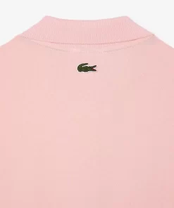 Lacoste Polo Shirts- Signature Print Stretch Pique Polo Shirt