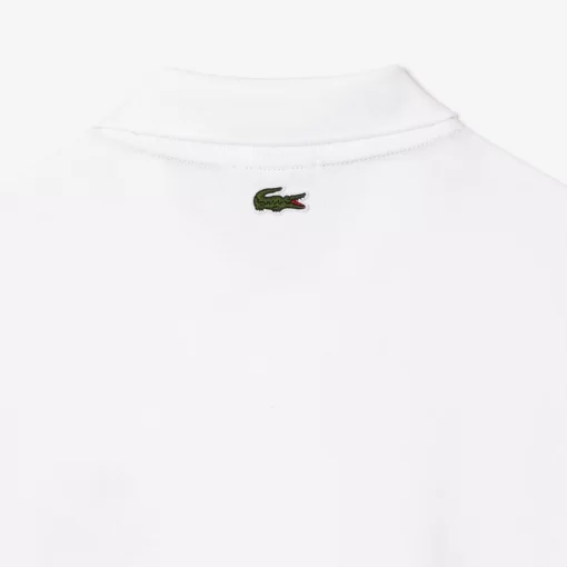 Lacoste Polo Shirts- Signature Print Stretch Pique Polo Shirt