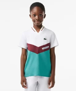 Lacoste Boy Clothing- Tennis X Daniil Medvedev Jersey Polo Shirt