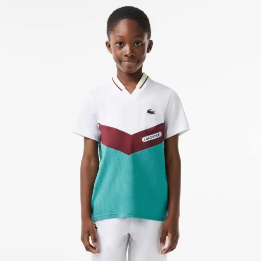 Lacoste Boy Clothing- Tennis X Daniil Medvedev Jersey Polo Shirt