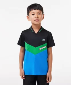 Lacoste Boy Clothing- Tennis X Daniil Medvedev Jersey Polo Shirt