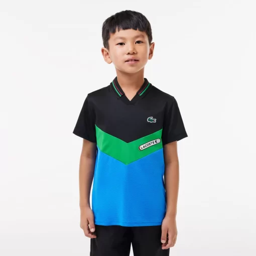 Lacoste Boy Clothing- Tennis X Daniil Medvedev Jersey Polo Shirt