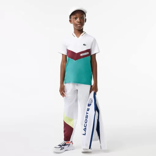 Lacoste Boy Clothing- Tennis X Daniil Medvedev Jersey Polo Shirt