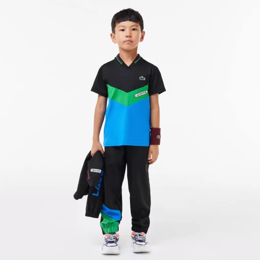 Lacoste Boy Clothing- Tennis X Daniil Medvedev Jersey Polo Shirt