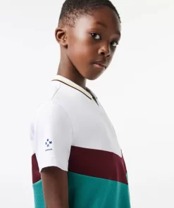 Lacoste Boy Clothing- Tennis X Daniil Medvedev Jersey Polo Shirt