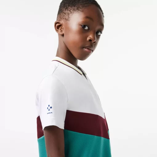 Lacoste Boy Clothing- Tennis X Daniil Medvedev Jersey Polo Shirt