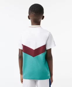 Lacoste Boy Clothing- Tennis X Daniil Medvedev Jersey Polo Shirt