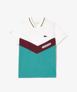 Lacoste Boy Clothing- Tennis X Daniil Medvedev Jersey Polo Shirt