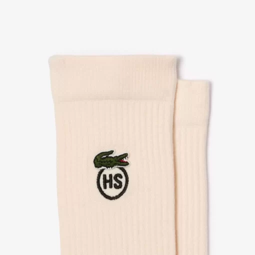 Lacoste Socks- X Highsnobiety Embroidered Socks