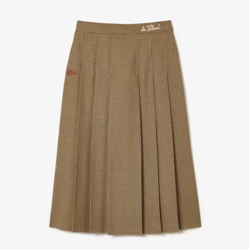 Lacoste Dresses & Skirts- X Le Fleur Checked Midi Skirt