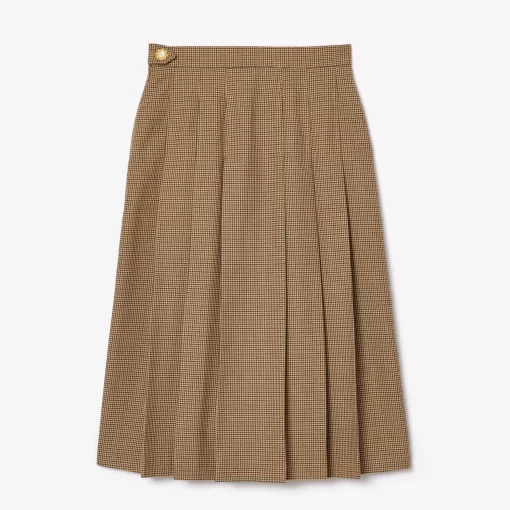 Lacoste Dresses & Skirts- X Le Fleur Checked Midi Skirt