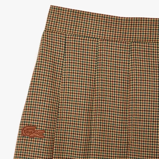 Lacoste Dresses & Skirts- X Le Fleur Checked Midi Skirt