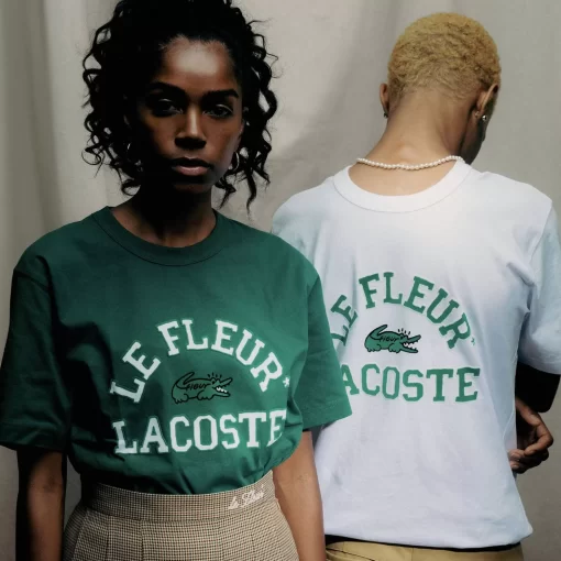 Lacoste T-Shirts- X Le Fleur Jersey T-Shirt