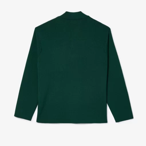 Lacoste Knitwear- X Le Fleur Long Sleeved Polo Shirt