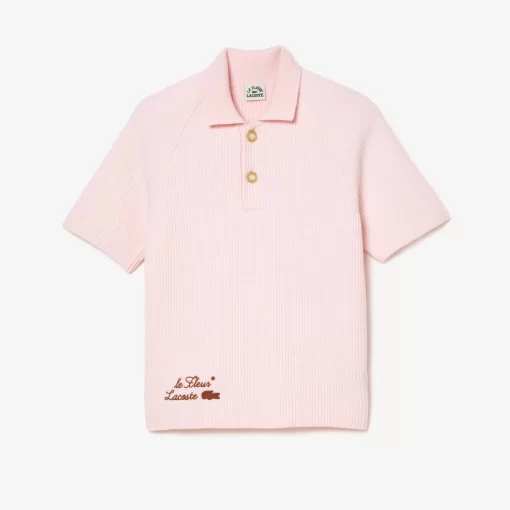 Lacoste Knitwear- X Le Fleur Polo Collar Sweater