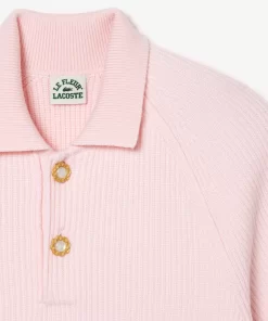 Lacoste Knitwear- X Le Fleur Polo Collar Sweater