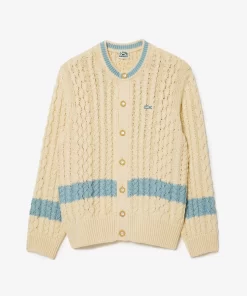 Lacoste Knitwear- X Le Fleur Striped Cardigan