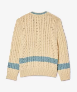 Lacoste Knitwear- X Le Fleur Striped Cardigan