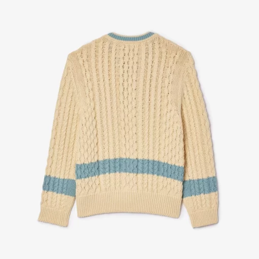 Lacoste Knitwear- X Le Fleur Striped Cardigan