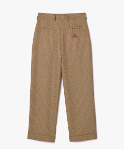 Lacoste Trousers & Shorts- X Le Fleur Tapered Checked Pants