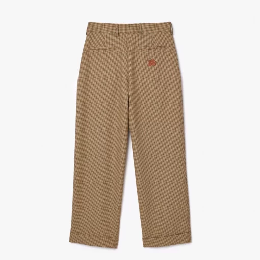 Lacoste Trousers & Shorts- X Le Fleur Tapered Checked Pants