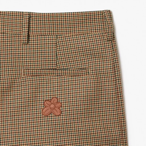 Lacoste Trousers & Shorts- X Le Fleur Tapered Checked Pants