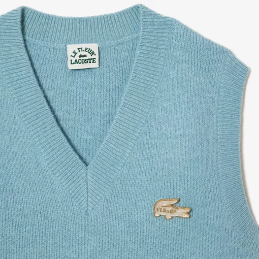 Lacoste Knitwear- X Le Fleur V Neck Sweater Vest