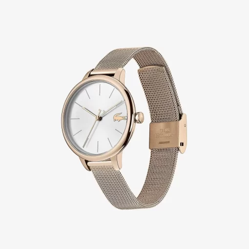 Lacoste Watches-Ladies Cannes Watch With Rose Gold Ip Plated Strap