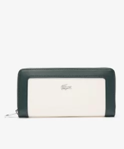 Lacoste Wallets & Small Leather Goods-Large Nilly Rfid Protect Zipped Billfold