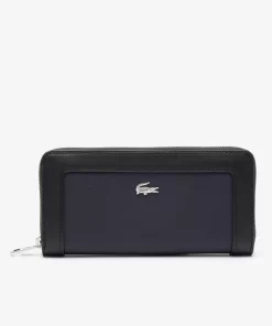 Lacoste Wallets & Small Leather Goods-Large Nilly Rfid Protect Zipped Billfold